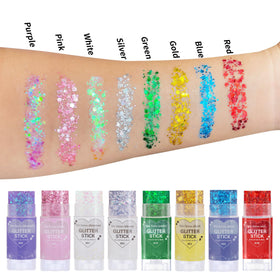 paminify size comparison next to lipstick showing compact, travel-friendly size