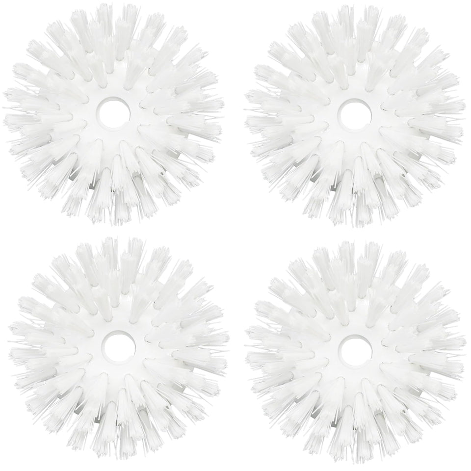 Pamrack replacement heads front view showing four refills and fit information