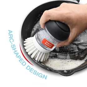 Pamrack refill installed on OXO handle demonstrating secure attachment benefit