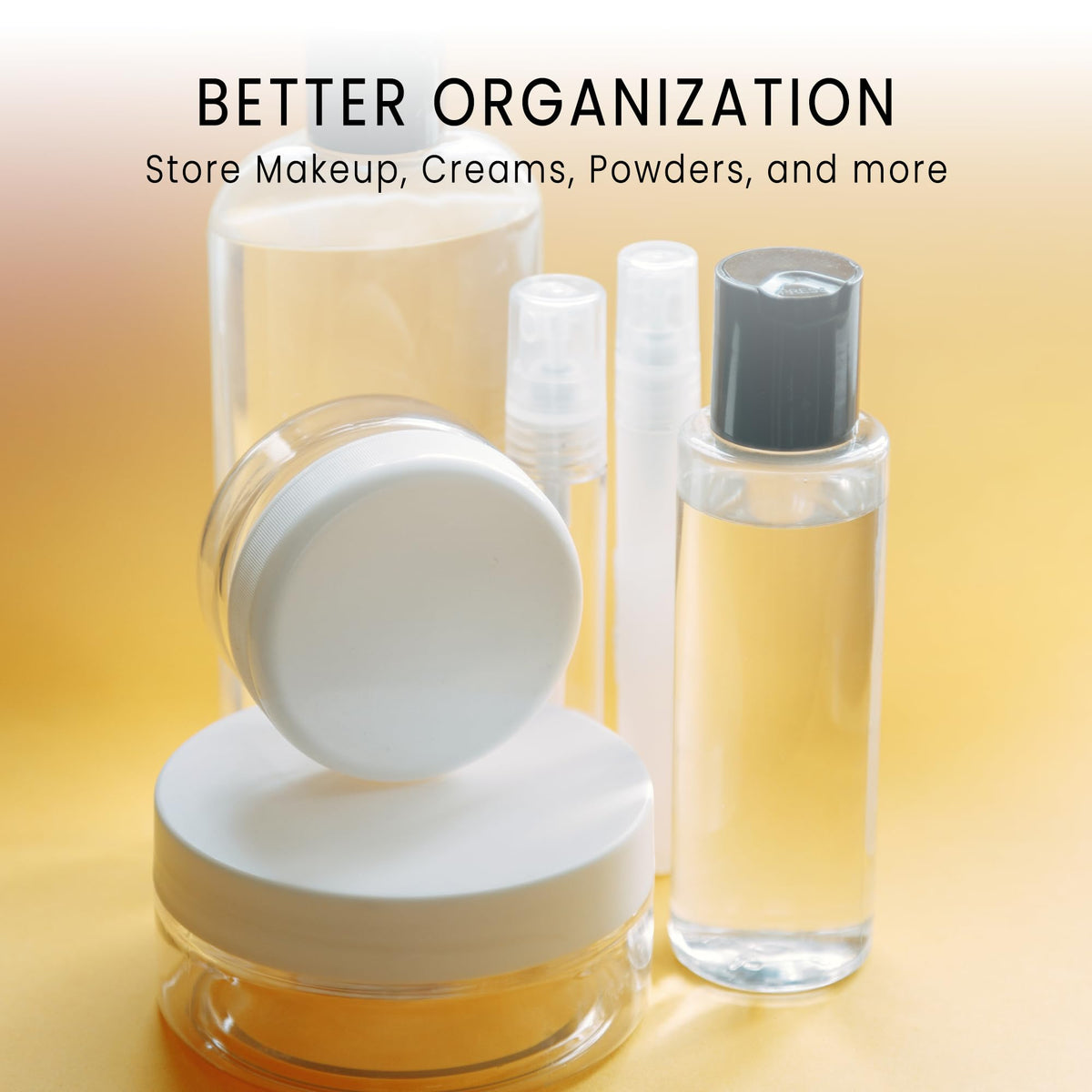 PANA stacked jars illustrating neat storage and space-saving organization