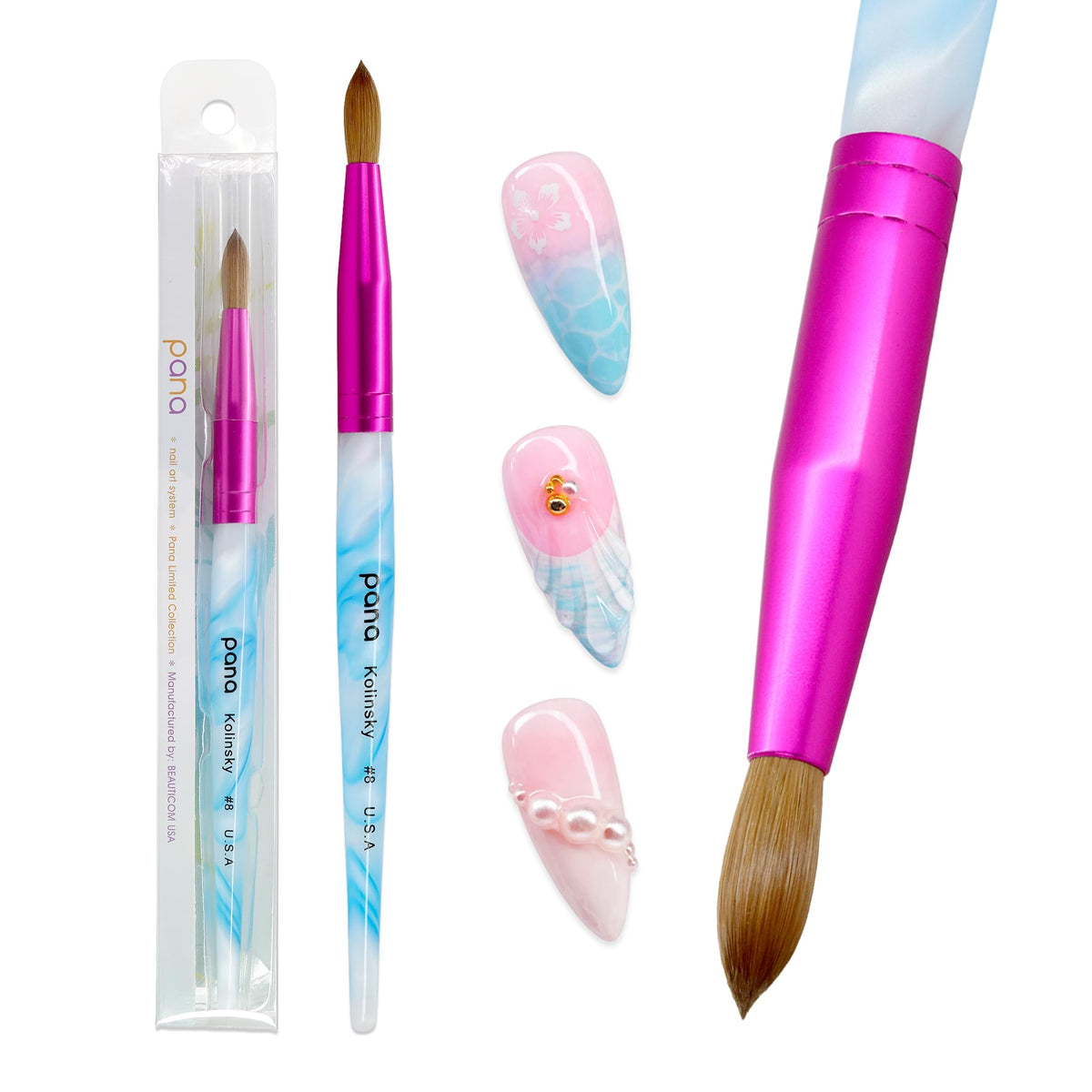PANA brush displayed at a workstation for professional presentation