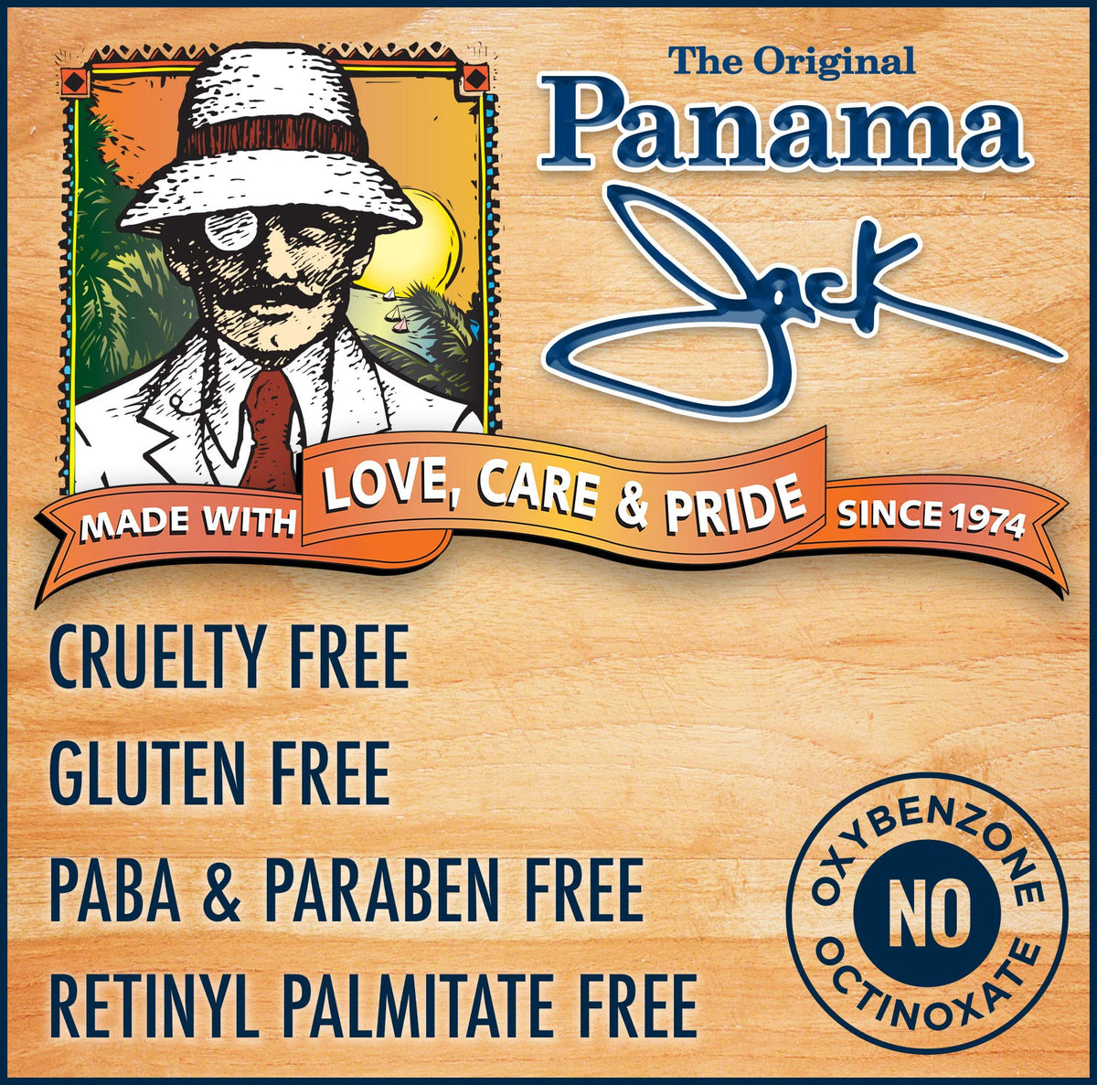 Panama Jack application on arm demonstrating instant bronzing and blendability