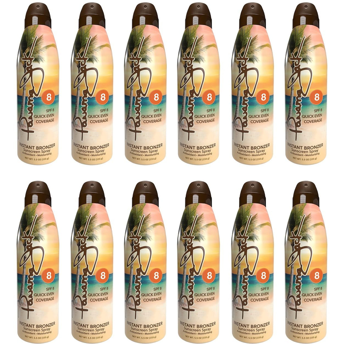 Panama Jack on beach lifestyle shot showcasing water-resistant use and tropical scent