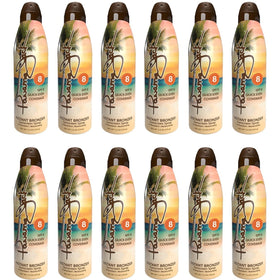 Panama Jack on beach lifestyle shot showcasing water-resistant use and tropical scent