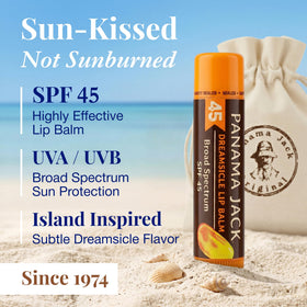 Panama Jack Dreamsicle stick extended to show product height and easy grip
