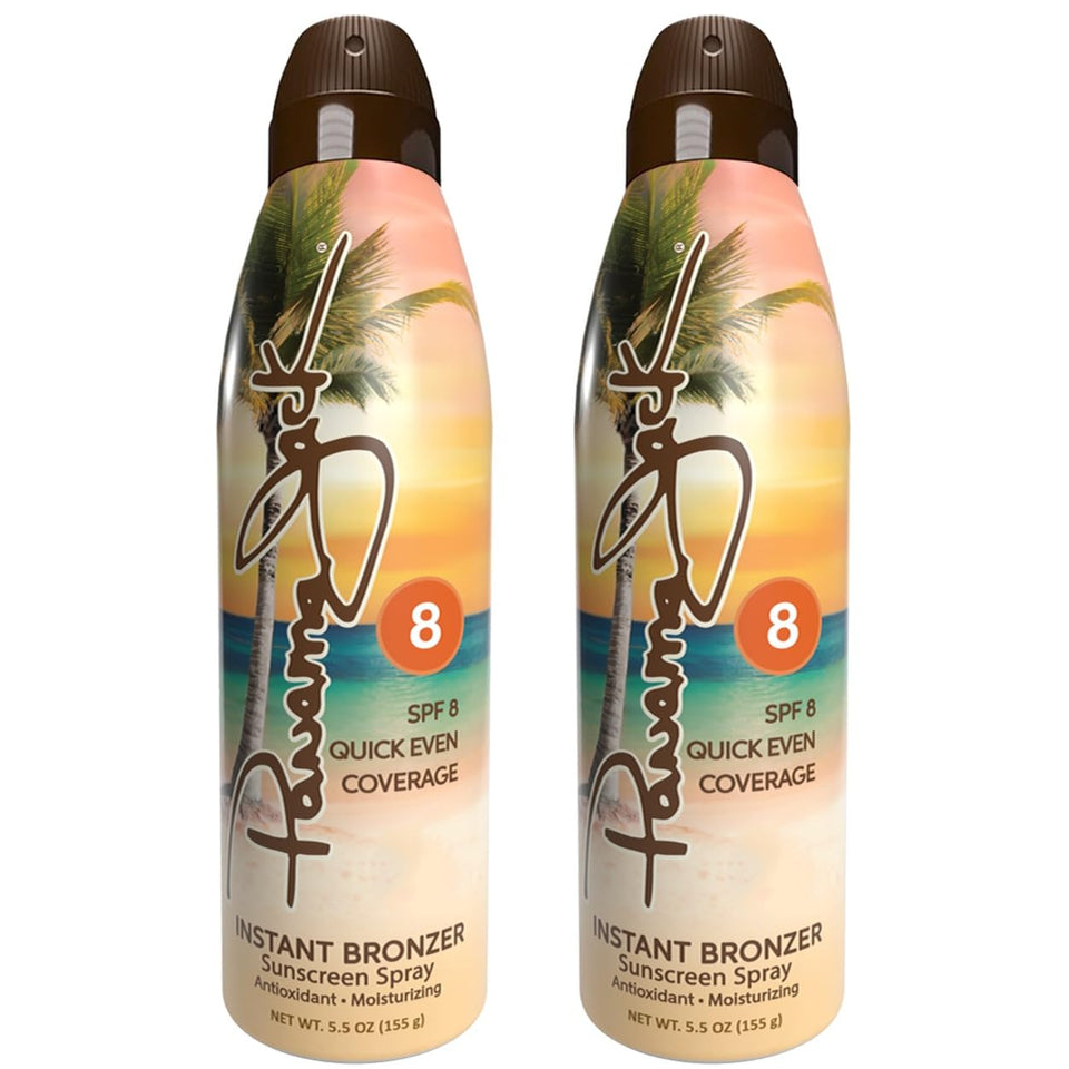 Panama Jack front packaging showing bottle and tropical branding for easy recognition