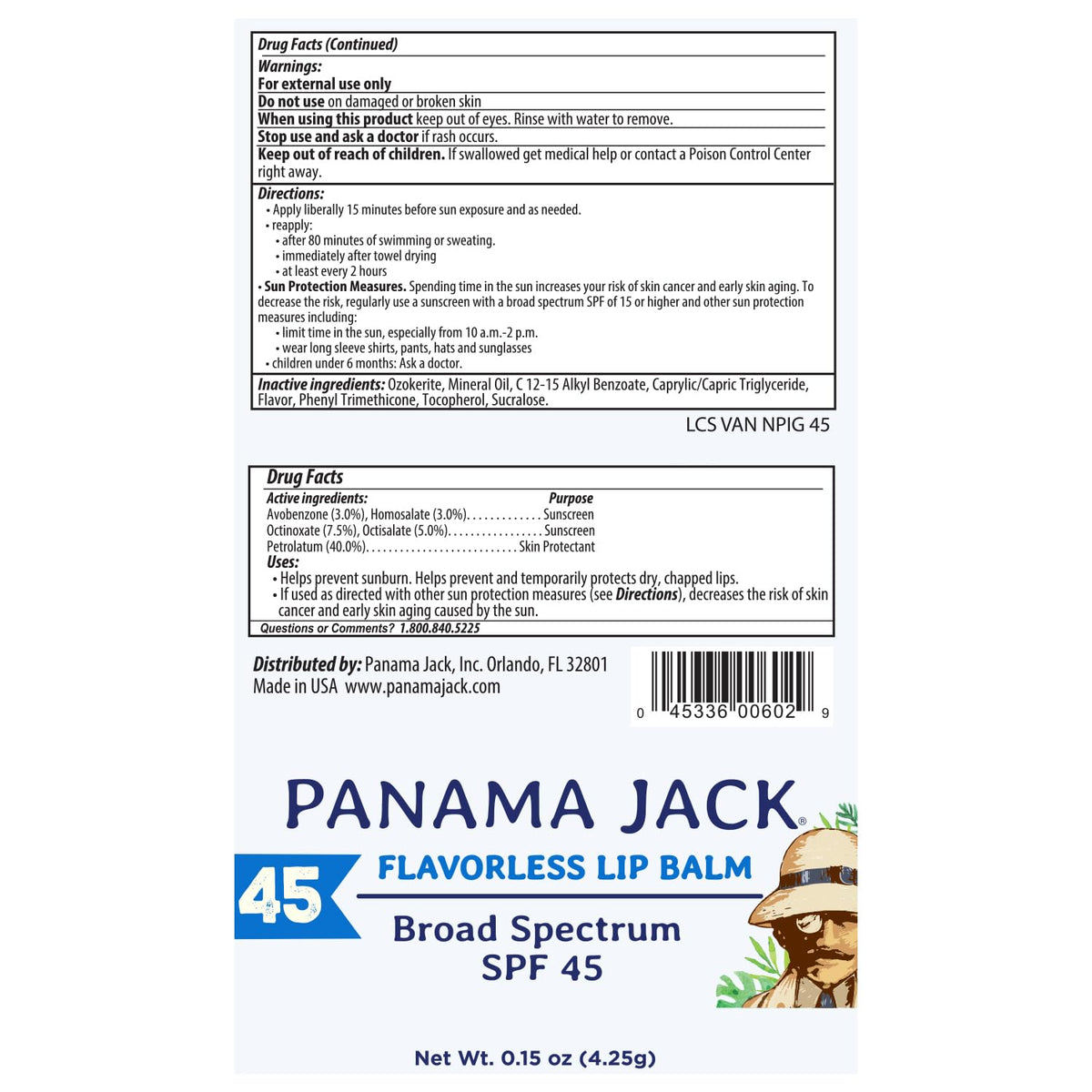 Panama Jack lip balm in hiker's hand shows reliable outdoor sun care