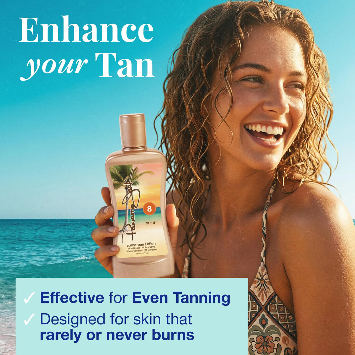 Panama Jack cream texture close-up demonstrating smooth absorption