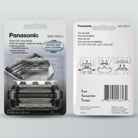 Panasonic outer foil close-up highlighting hypoallergenic thin surface