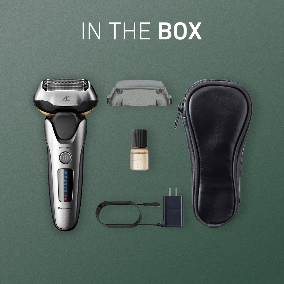 Panasonic ARC5 packaging and included accessories showing what's in the box for setup