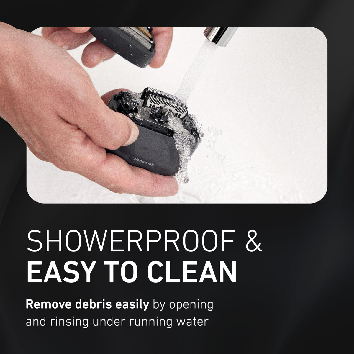 Panasonic ARC5 in travel case demonstrating secure storage and packable grooming solution