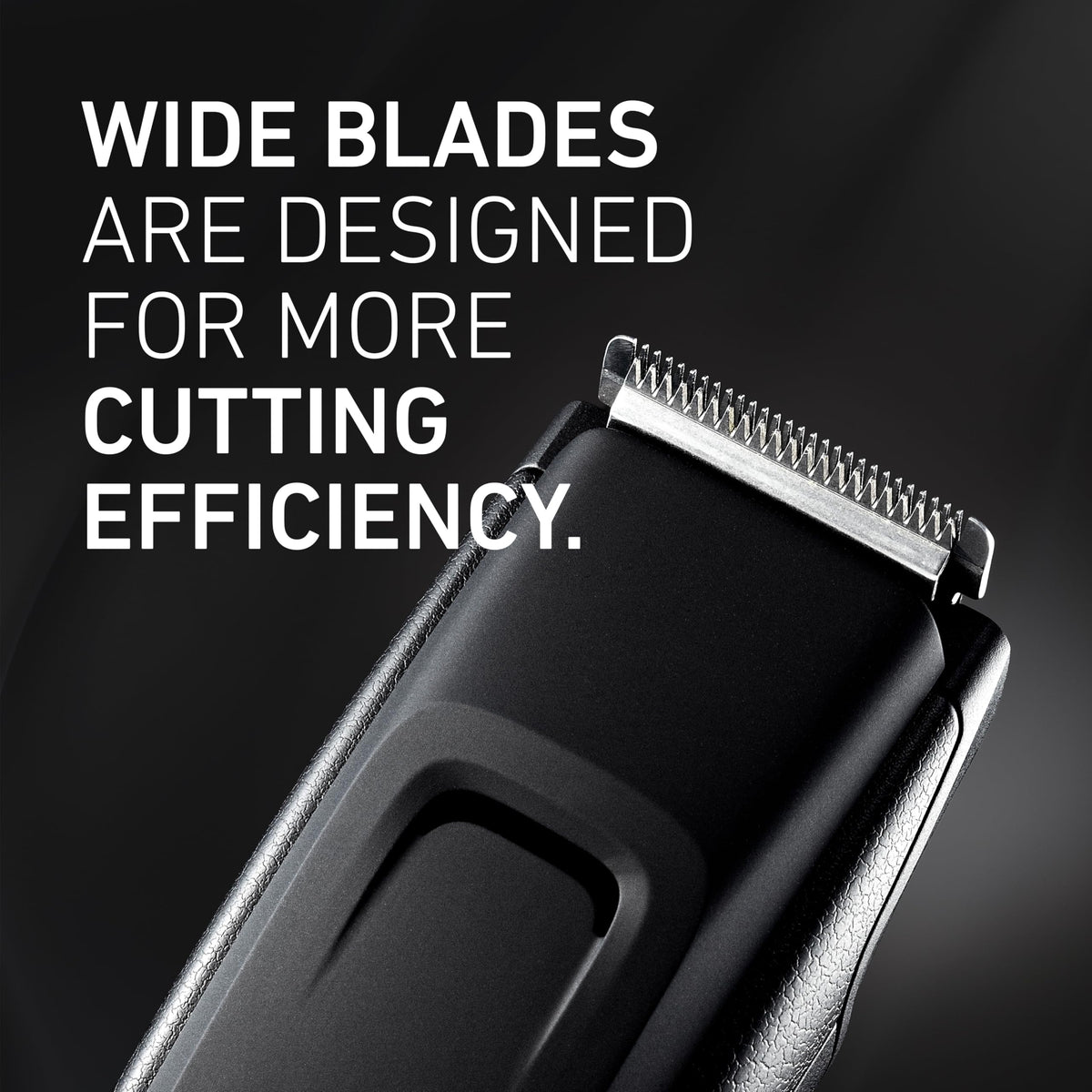 Panasonic trimmer on bathroom counter next to grooming items for everyday lifestyle use