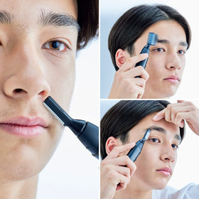 Panasonic rounded-edge micro blades detail reducing skin irritation