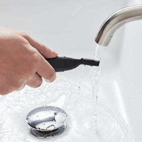 Panasonic detailer trimming upper lip hair for smooth finish