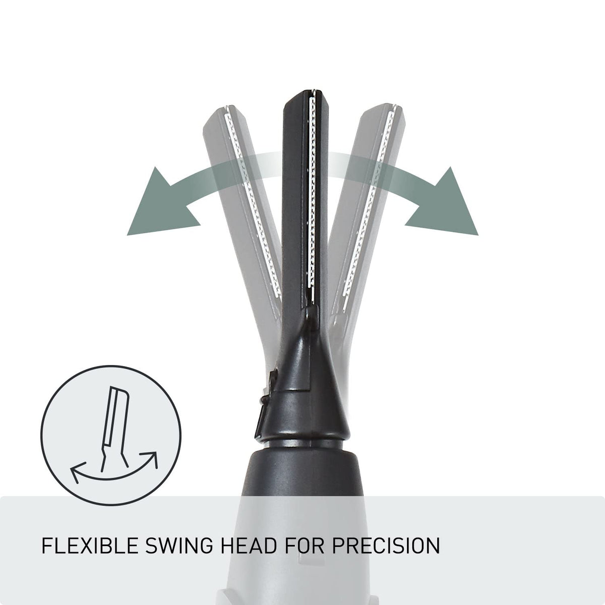 Panasonic trimmer with eyebrow comb attachment for controlled shaping