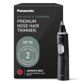 Panasonic ER-GN70-K front angle showing slim ergonomic grip and easy reach