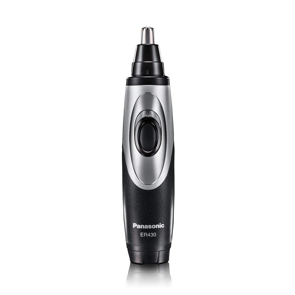 Panasonic ER430K front view showing compact ergonomic design and controls for precise trimming