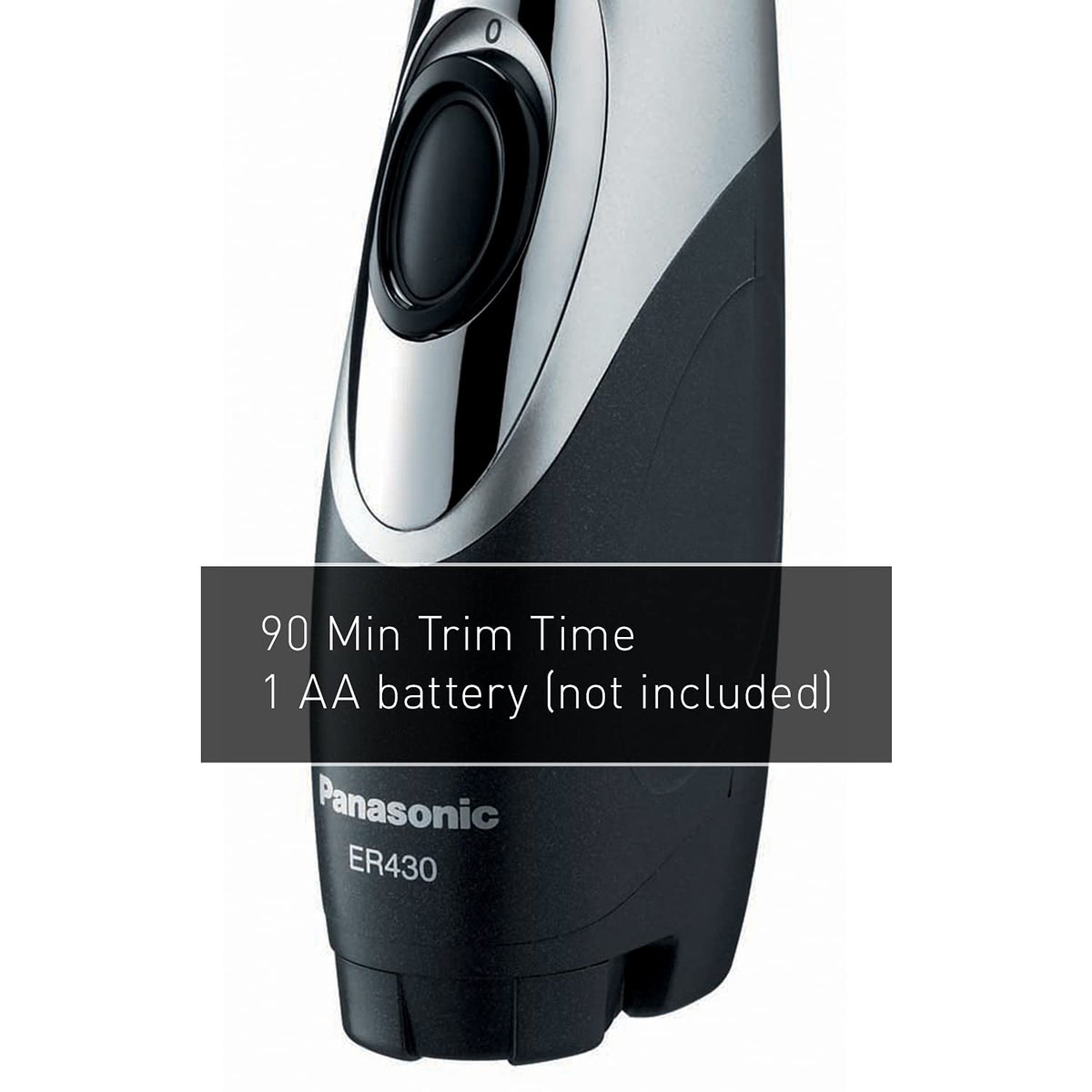 Panasonic ER430K with travel pouch and protective cover ready for compact storage and travel