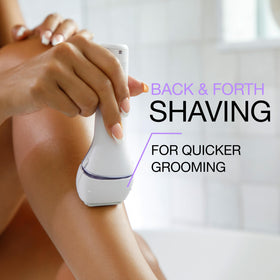 Panasonic ergonomic handle texture offering secure grip when wet