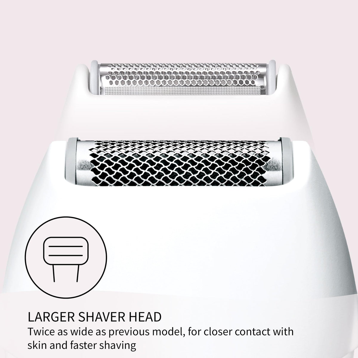 Panasonic trimmer head detail showing sharp edges for precise shaping benefit