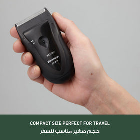 Panasonic ES3831K with maintenance brush for easy cleaning and upkeep