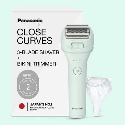 Panasonic front view of ES-AWL6AG showing compact ergonomic design and easy grip