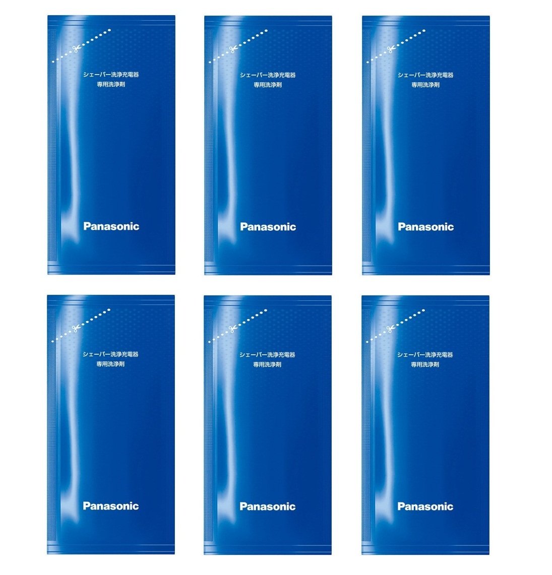 Close-up of Panasonic cleaning fluid texture highlighting fast residue breakdown