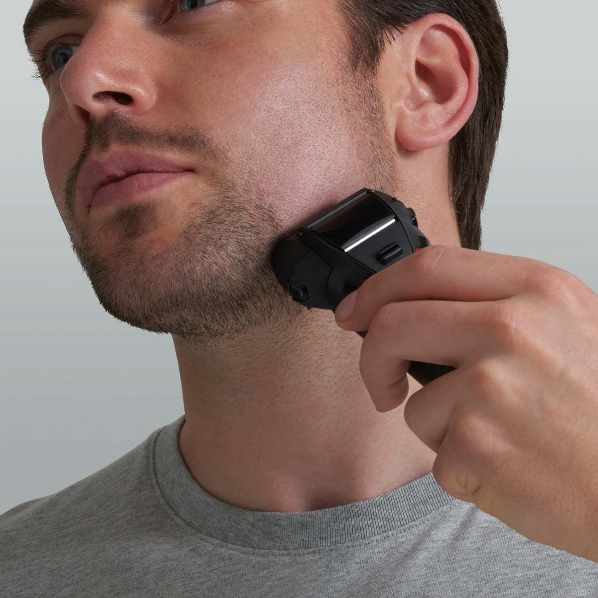 Panasonic replacement kit on bathroom counter showing restored shaving performance