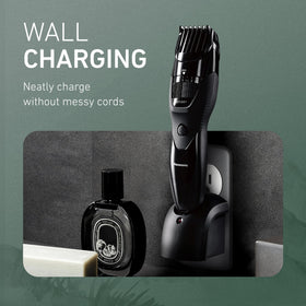 Panasonic in bathroom lifestyle setting illustrating everyday grooming ease