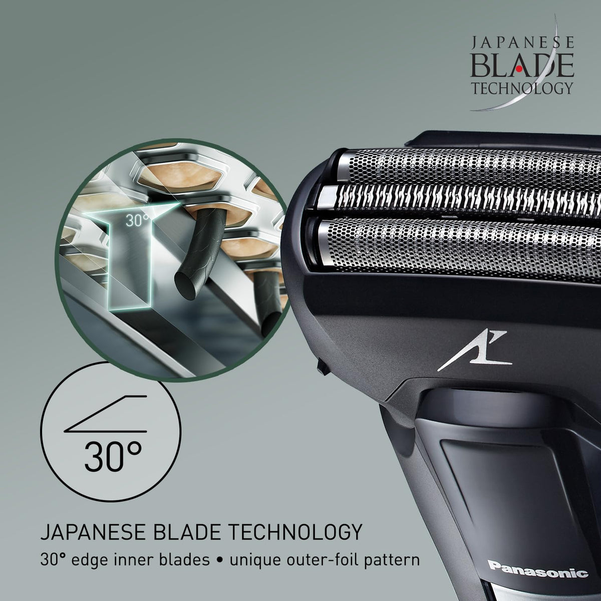 Panasonic replacement parts next to coin showing compact size and quick replacement benefit