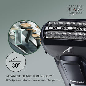 Panasonic replacement parts next to coin showing compact size and quick replacement benefit