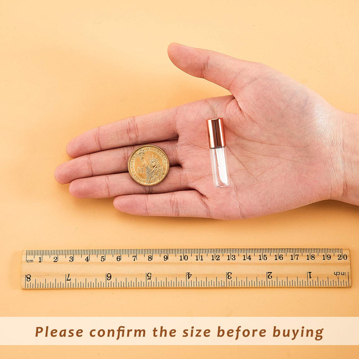 Pangda size scale comparison with ruler showing compact 43mm, travel-ready fit
