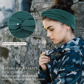 Panleding headband beside ruler showing 9-inch length and 3.9-inch width for correct sizing