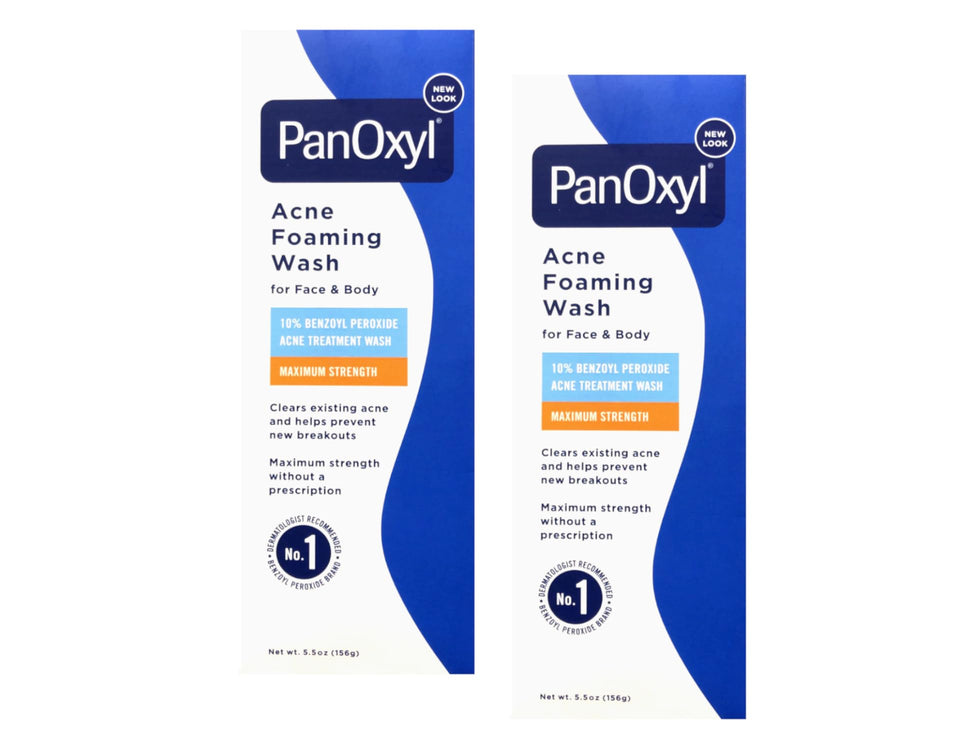 PanOxyl front packaging showing product and strength for confident selection
