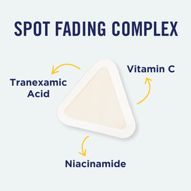 PanOxyl applying a patch to cheek for overnight redness reduction
