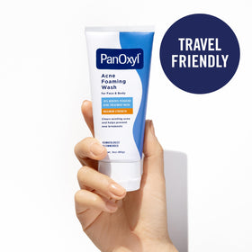 PanOxyl used on back and chest showing effective body acne care