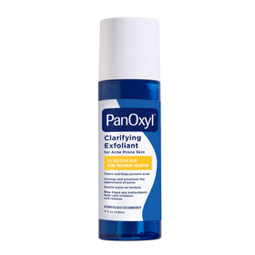 PanOxyl front label showing product name and 2% salicylic acid benefit