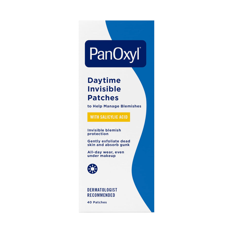 PanOxyl front packaging showing product and count, clear protection benefit