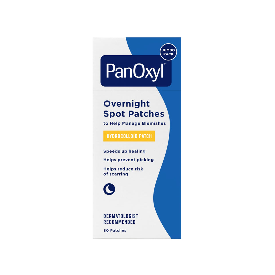 PanOxyl front packaging showing box and product benefits