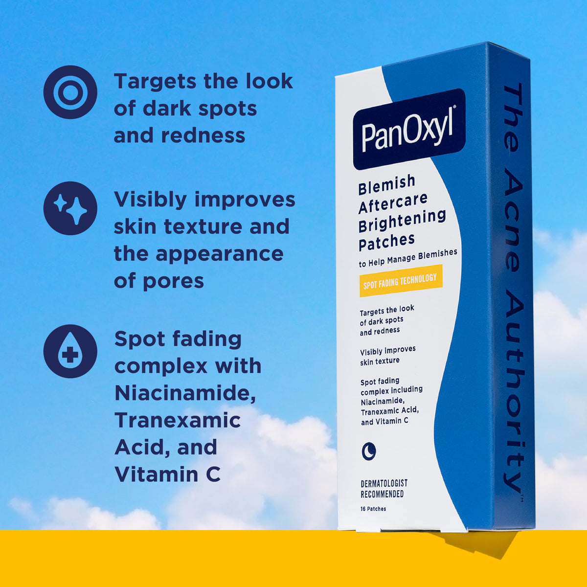 PanOxyl close-up of a transparent patch texture for smooth coverage