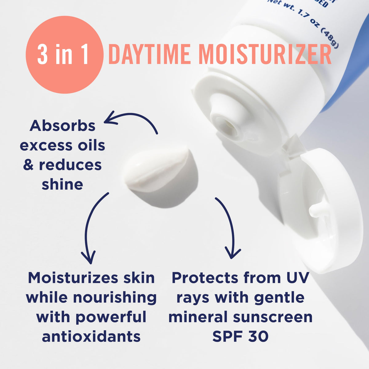 PanOxyl tube open with visible label highlighting mineral sunscreen ingredients