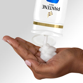 Pantene ingredient panel label highlighting Pro-V nutrients