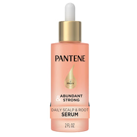 Pantene bottle front packaging showing brand and product benefits