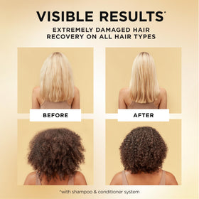 Applying Pantene conditioner in shower demonstrating fast 1-minute treatment benefit