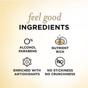 Pantene label detail showing ingredient callouts and antioxidant benefit