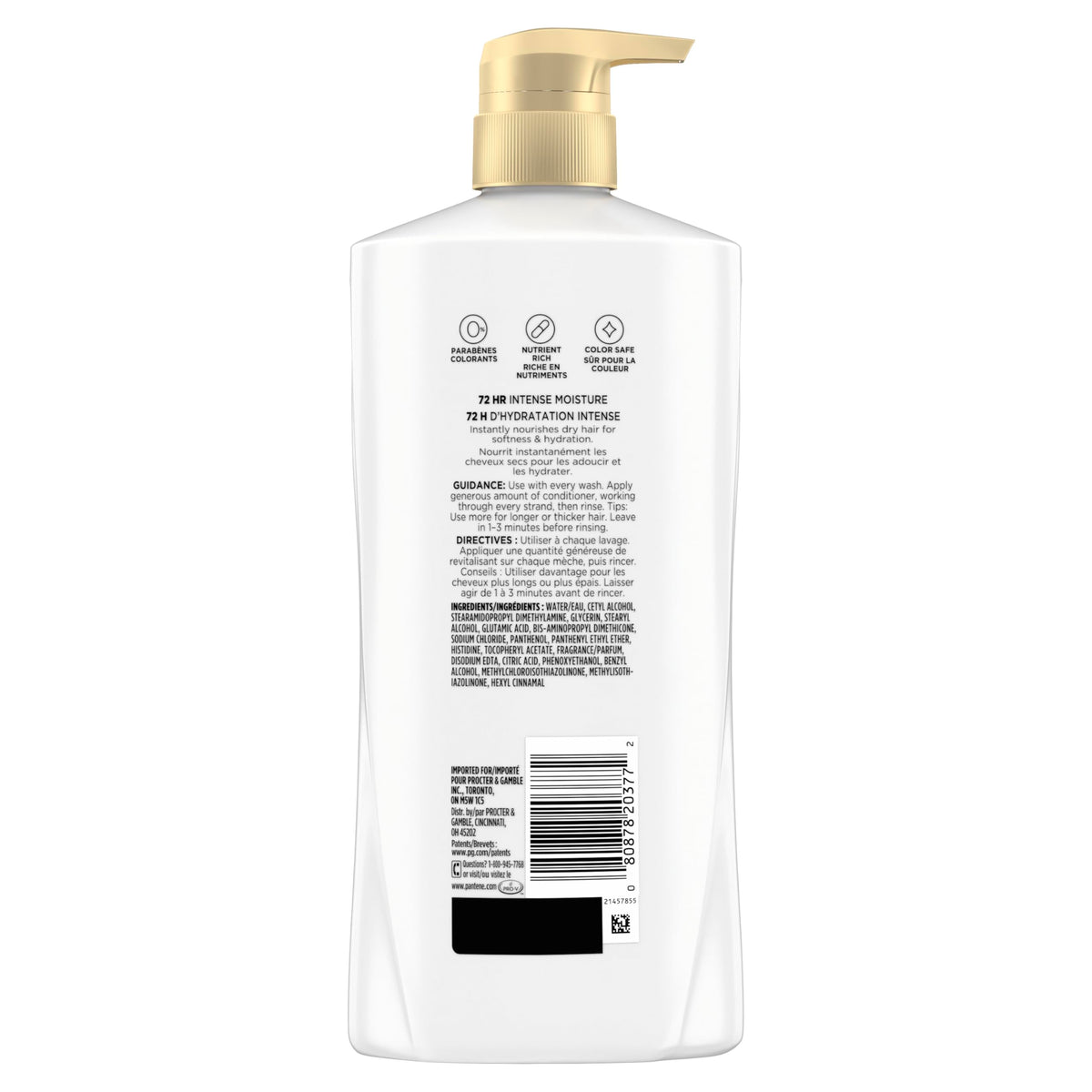 Pantene bottle with berries props suggesting fragrance and freshness benefit