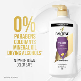 Pantene bottles on bathroom shelf styled lifestyle promoting daily use