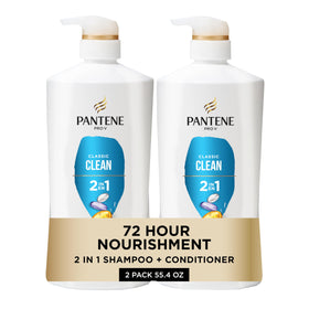 Pantene Classic Clean front packaging showing bottle and label for easy recognition and benefit