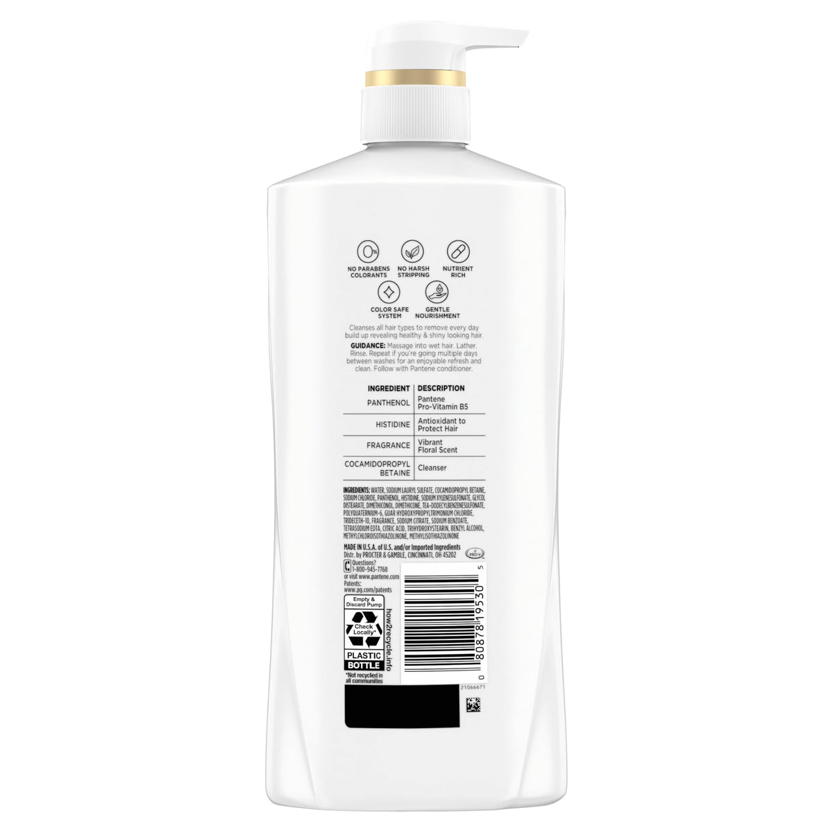 Pantene Classic Clean on bathroom shelf in lifestyle scene conveying daily use benefit