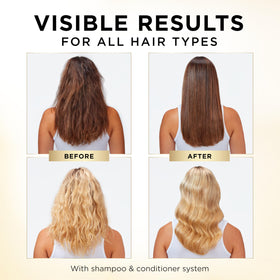 Pantene argan and avocado oil blend detail for moisturizing benefits
